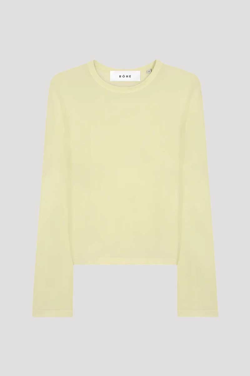 LAYERING TOP-LIGHT YELLOW Tops Róhe 34 Light Yellow