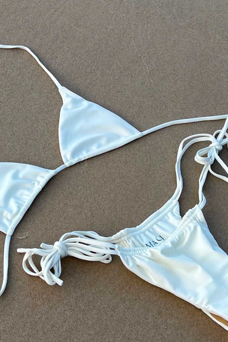 TATIANA BIKINI BOTTOM-HAUPIA CREAM Swim MAOI XS Haupia Cream