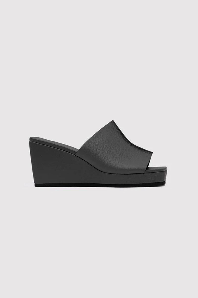 MARIA WEDGE-BLACK Shoes ST AGNI