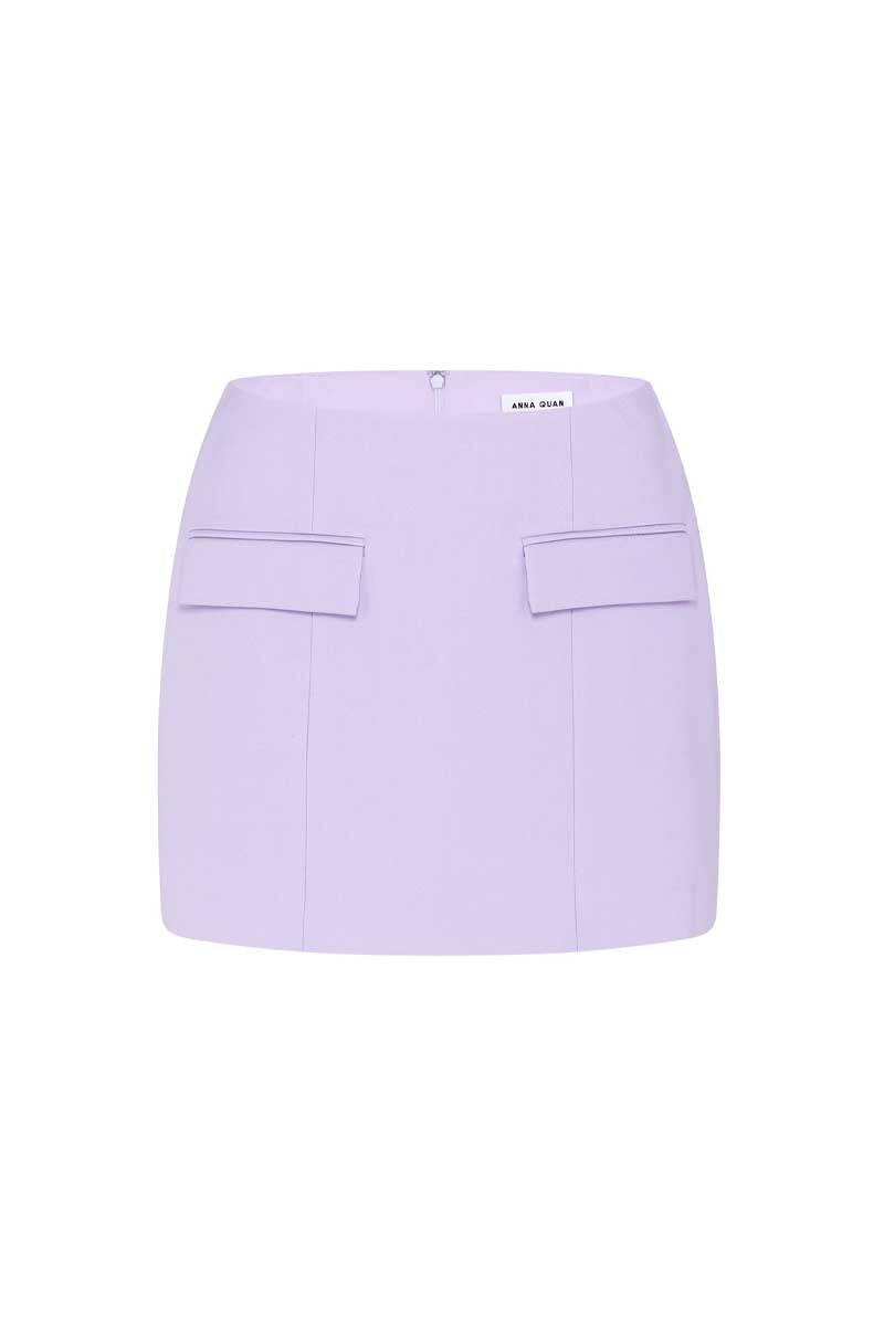 QUINN SKIRT-LILAC Skirts Anna Quan 4 Lilac