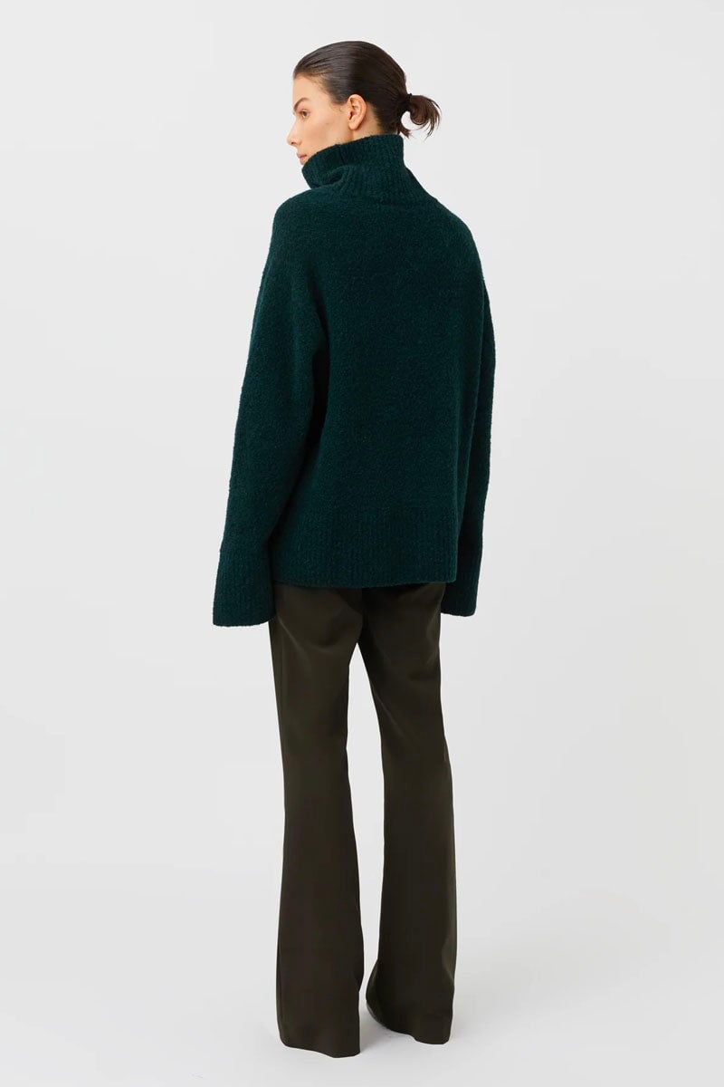 BRYN HIGH WAISTED PANT-EVERGREEN Pants Camilla and Marc