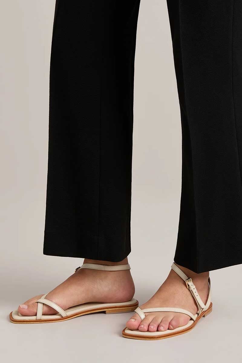 THE LUCIA SANDAL-EGG SHELL Shoes A.Emery
