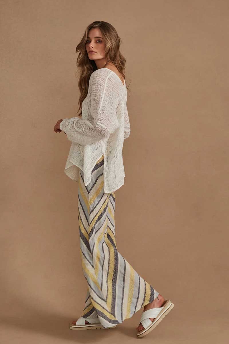 DOLCEZZA TOP-STRACCIATELLA PANNA Tops Estilo Emporio