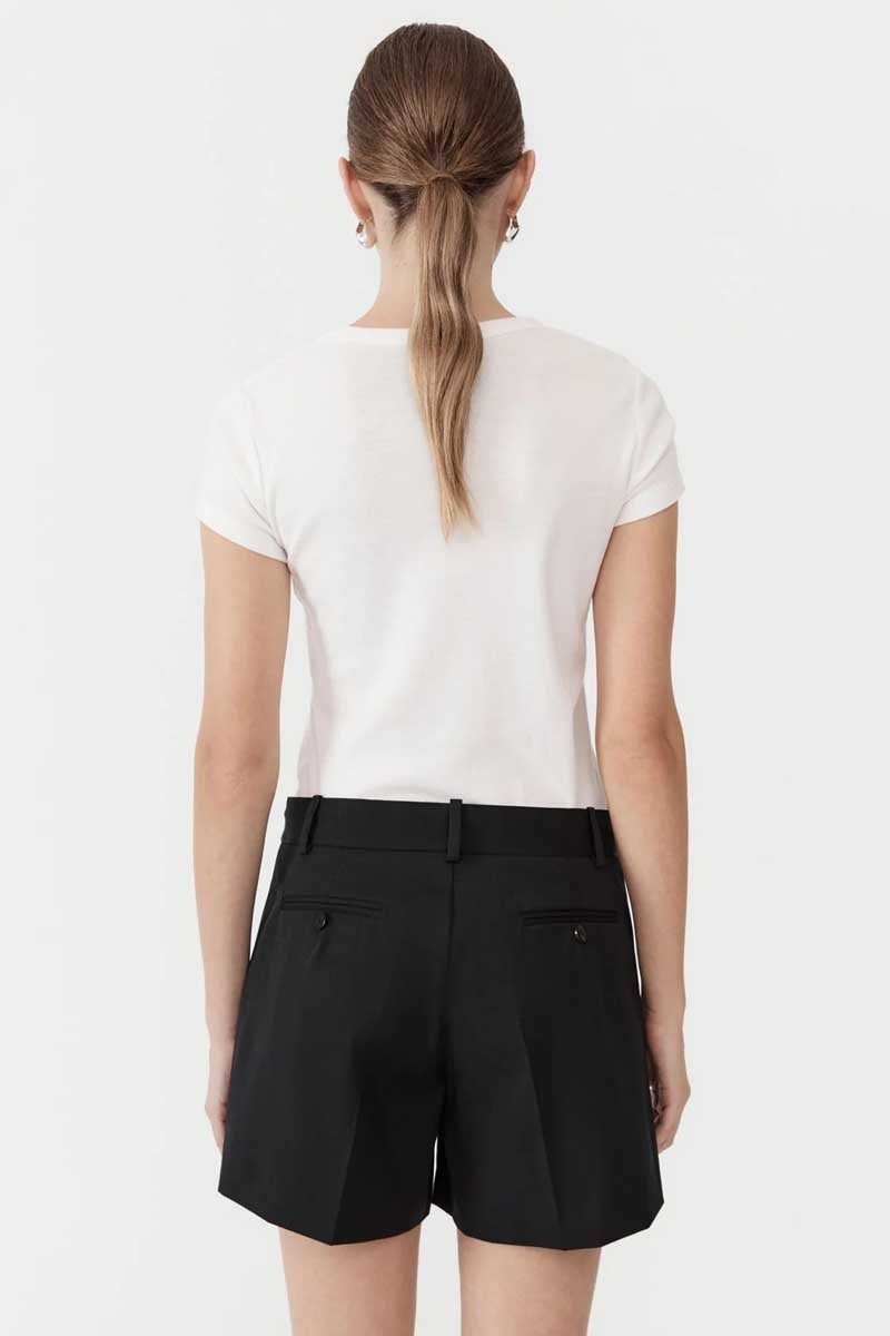TAILORED SHORTS-BLACK Shorts ST AGNI