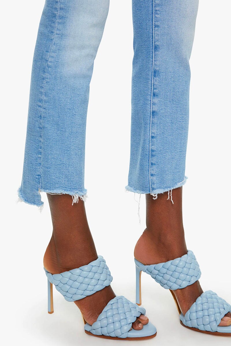 THE INSIDER CROP STEP FRAY-LIMITED EDITION Denim MOTHER
