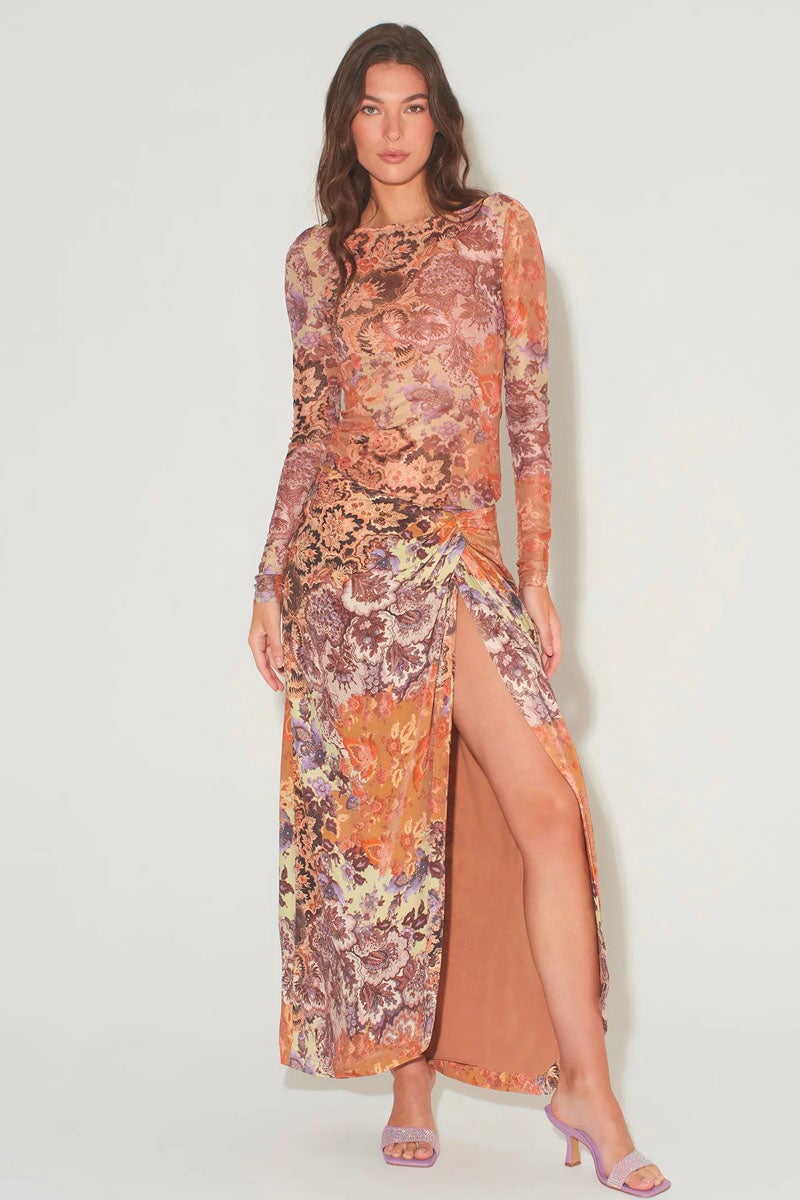 CLAUDETTE TOP-BROCADE Tops HANSEN AND GRETEL