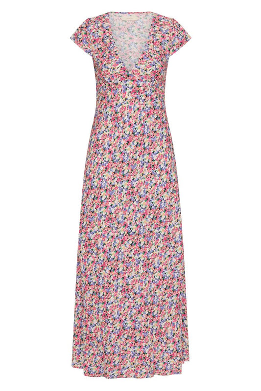 ESSON MIDI DRESS-VALERIE FLORAL MULTI Midi Dress Faithfull the Brand