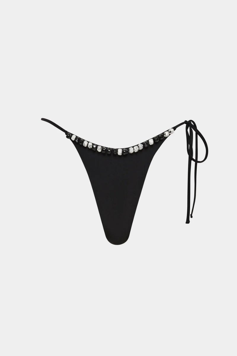 BACI BEADED STRING BRIEF-BLACK Swim SIR.
