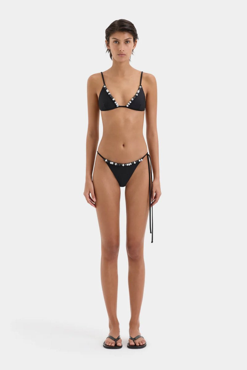 BACI BEADED STRING BRIEF-BLACK Swim SIR.