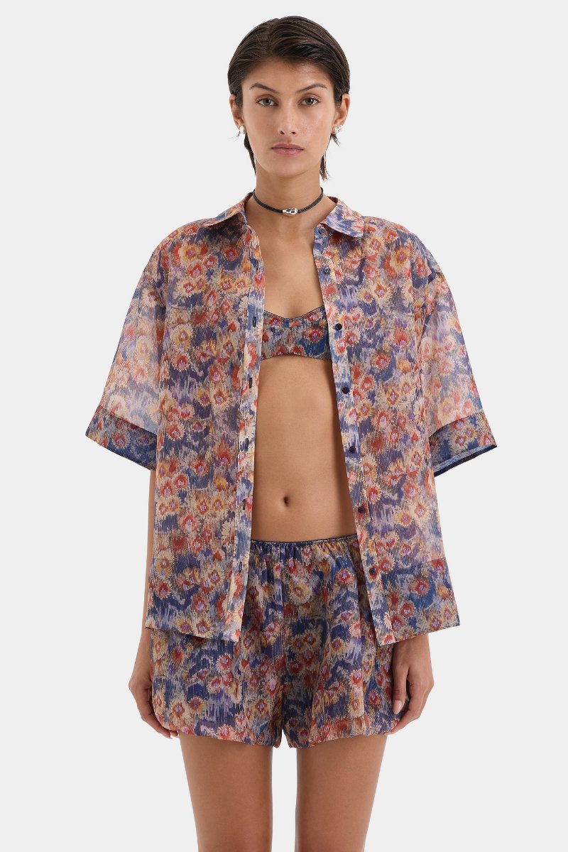 FIORE SHIRT-PETALO SCURO Tops SIR.