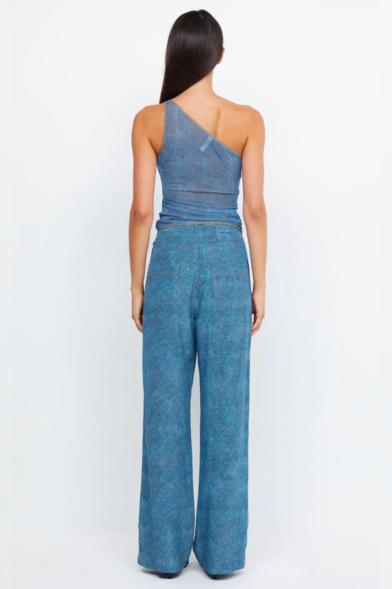 DUSTIN TROUSER-DARK DENIM Pants Bec and Bridge