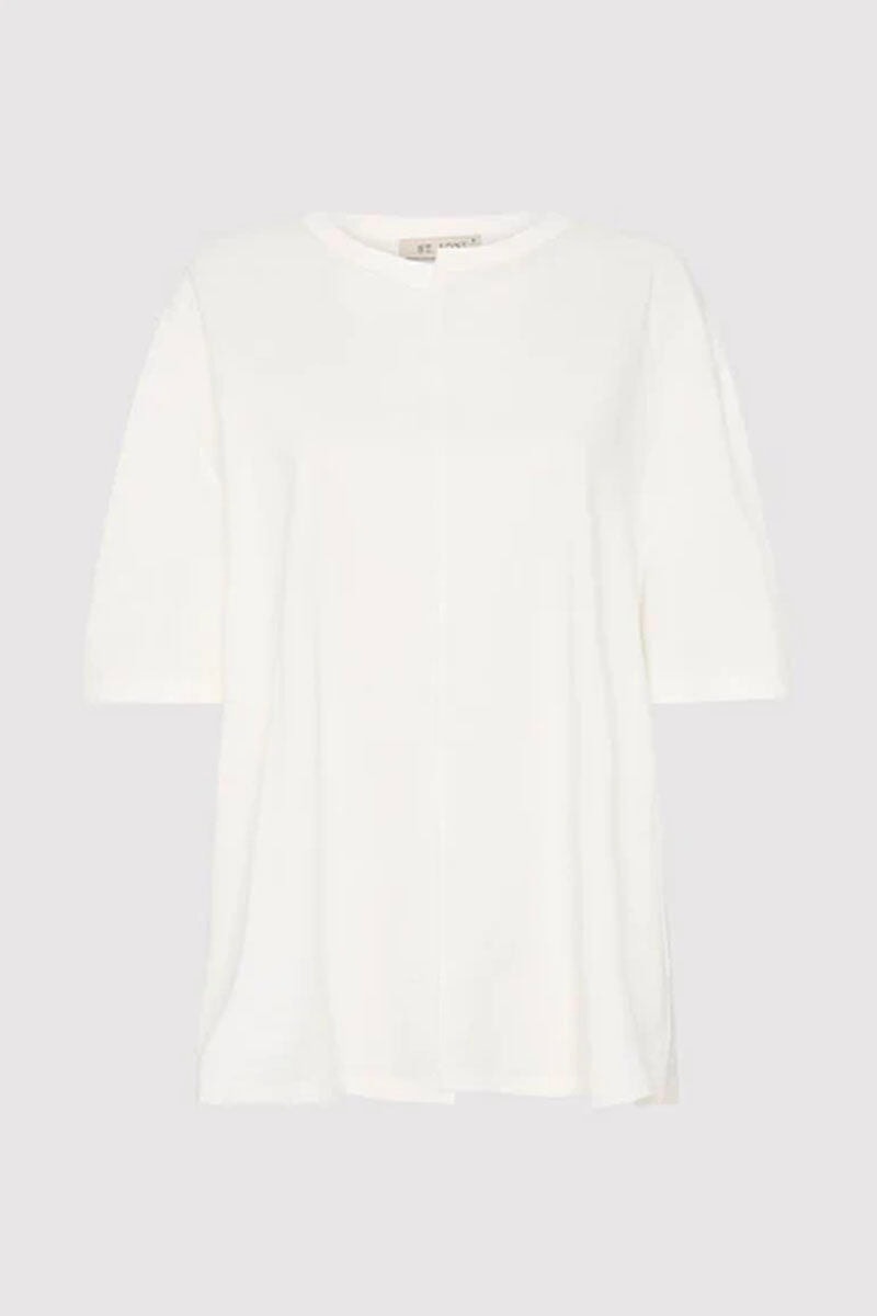 DECONSTRUCTED TSHIRT-WHITE Tops ST AGNI XS White