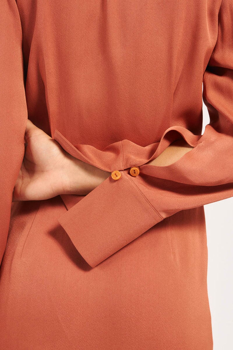 WALKER MINI DRESS-CLAY Dress ROAME.