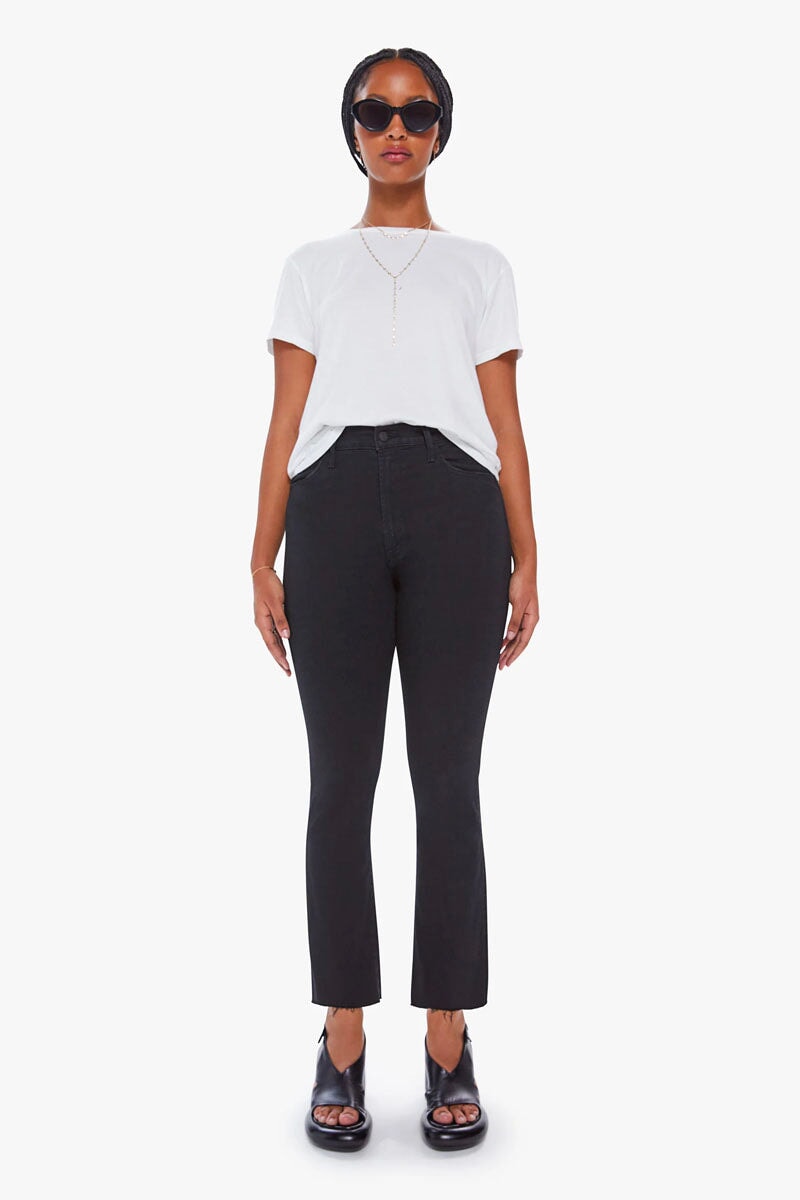 THE HUSTLER ANKLE FRAY-NOT GUILTY Denim MOTHER