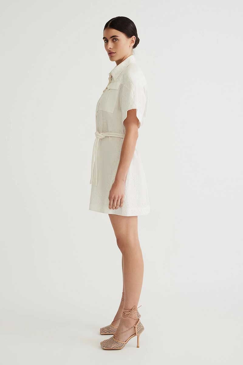 COBIE UTILITY DRESS-PEARL Dress ANTIPODEAN