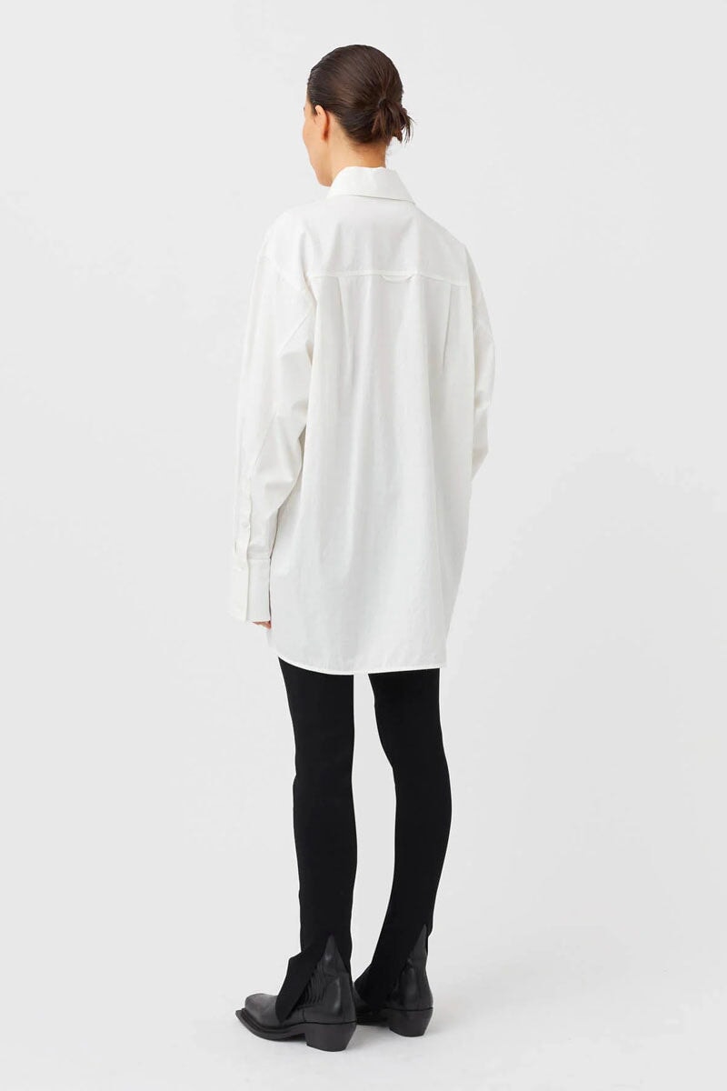 VESTA OVERSIZED SHIRT-WHITE Shirts Camilla and Marc
