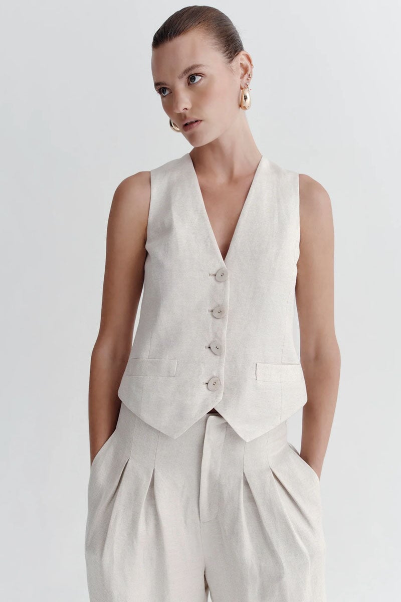 BALMY VEST-WHEAT Jackets HANSEN AND GRETEL