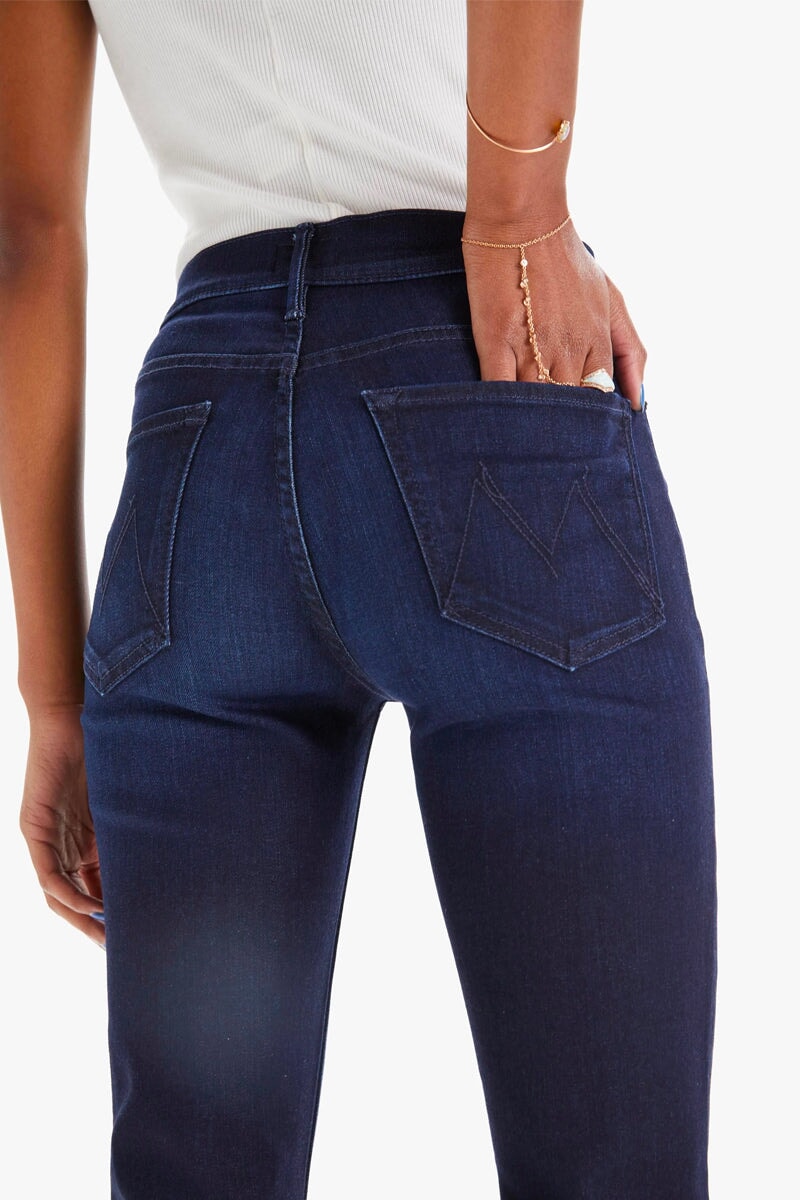 THE MID RISE DAZZLER ANKLE-NOW OR NEVER Denim MOTHER