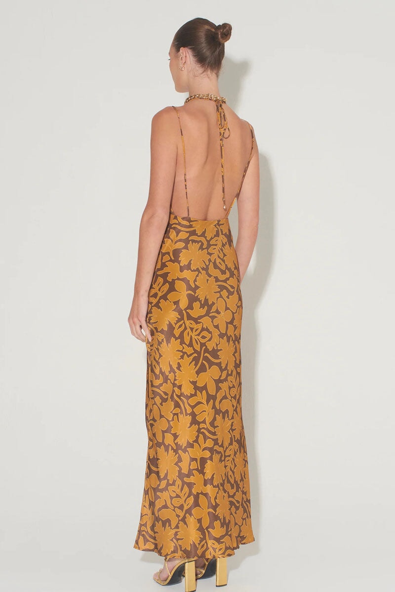 MEADOW DRESS-COCOA LEAF Dress HANSEN AND GRETEL