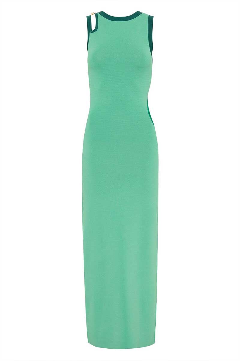 SALVADOR CUT OUT DRESS-EMERALD Dress SIR. 0 Emerald