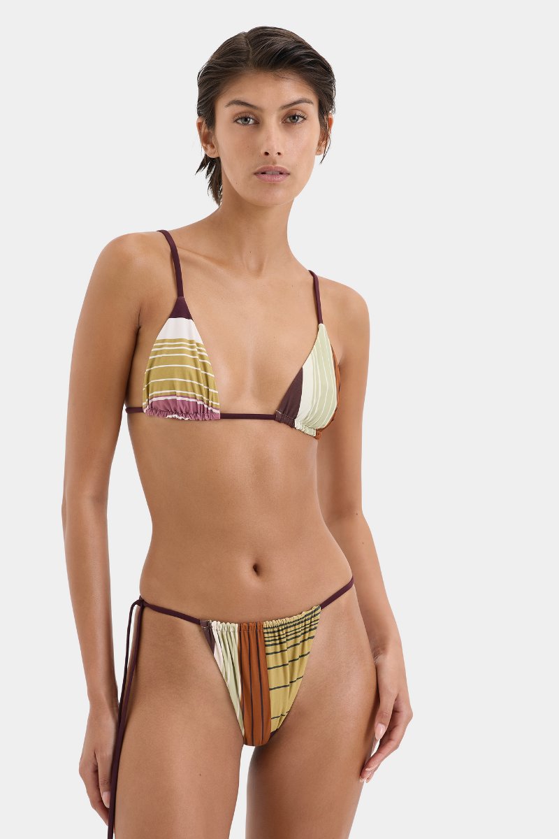 FONTANA STRING TRIANGLE TOP-ELISA STRIPE Swim SIR.