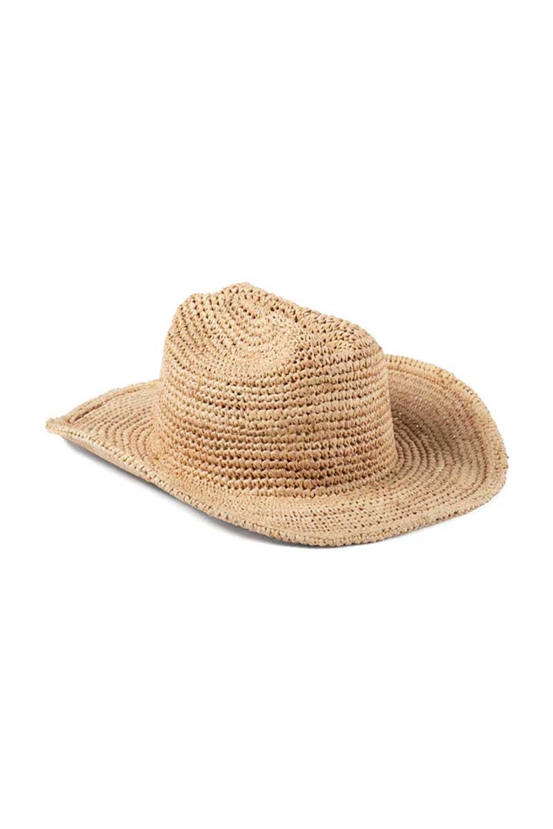 RAFFIA COWBOY-NATURAL Hats Lack of Color