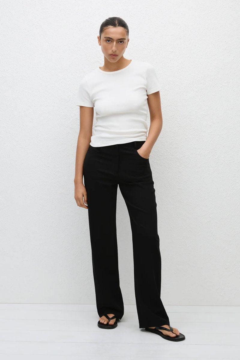 BABY TEE-CHALK Tops Matteau