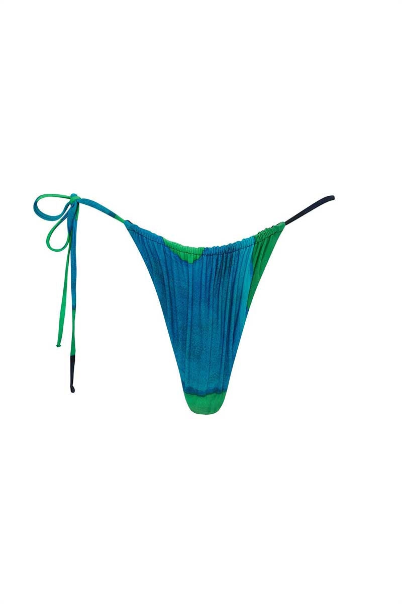 FRANCESCA STRING BRIEF-EMERALD REFLECTION Swim SIR. 0 Emerald Reflection