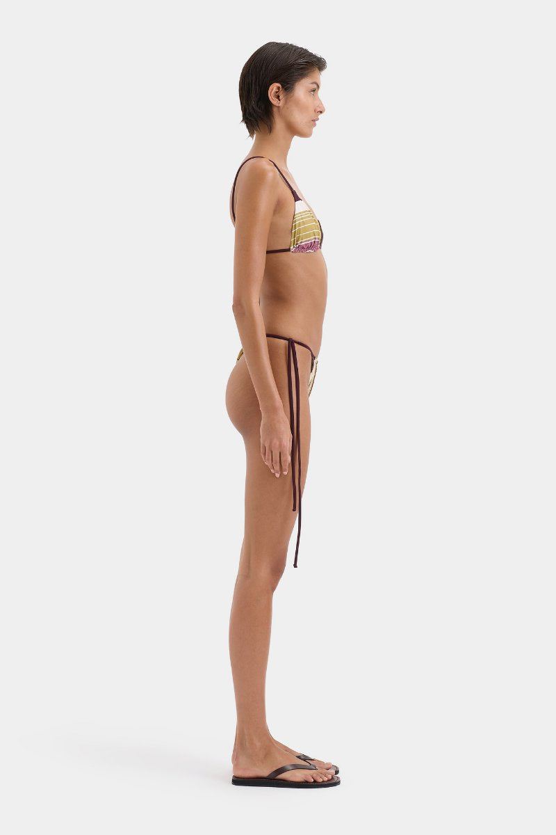 FONTANA STRING TRIANGLE TOP-ELISA STRIPE Swim SIR.