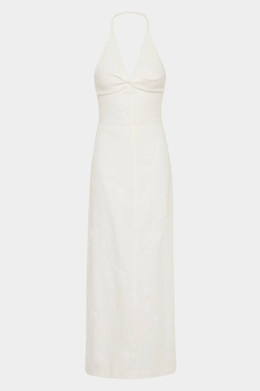 ALESSANDRA MIDI DRESS-IVORY Midi Dress SIR.