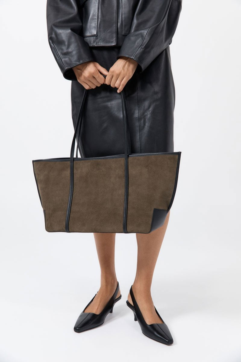 BATEAU TOTE-KHAKI Handbags ST AGNI