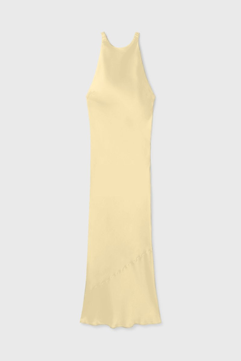 HIGH LOW DRESS-VANILLA FLOWER Maxi Dress Silk Laundry