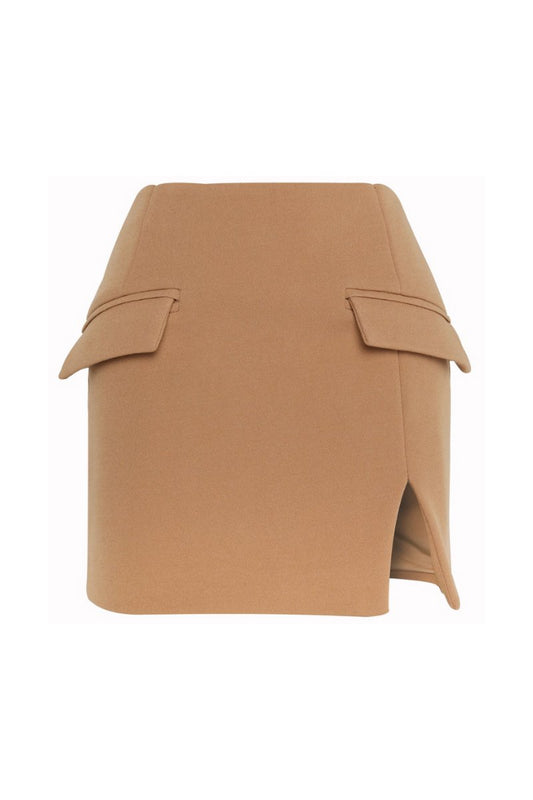 MELROSE MINI SKIRT-CAMEL Skirts MOSSMAN
