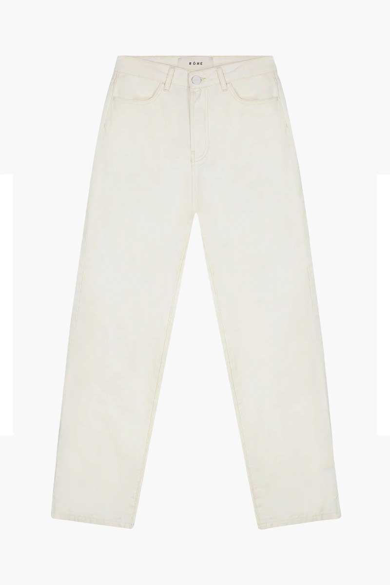 RELAXED FIT DENIM-RAW COTTON Denim Róhe 34 Raw Cotton