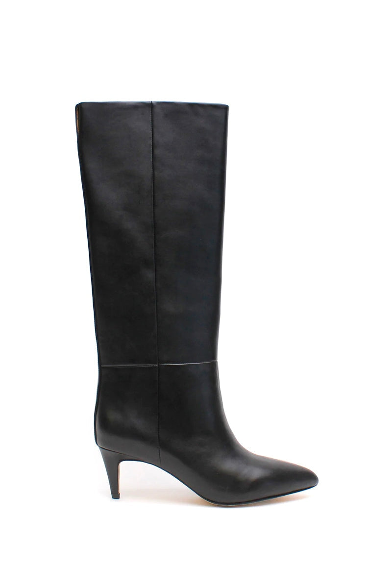 SLOANE KNEE HIGH BOOT-BLACK Shoes LA TRIBE 36 Black