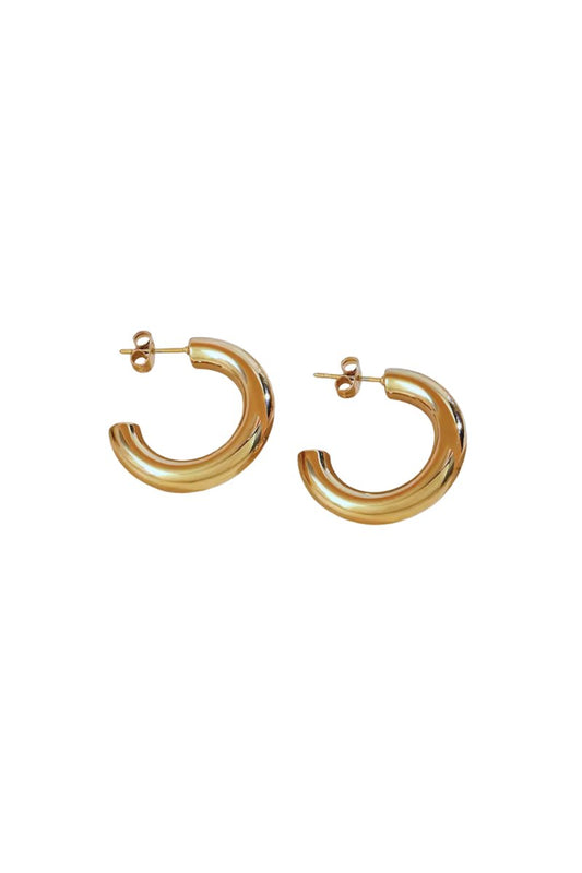 BILLY HOOP-GOLD Earrings F&D