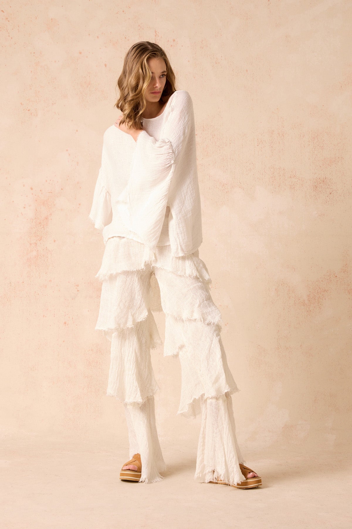 GIOIELLO PANT-RETE PANNA Pants Estilo Emporio