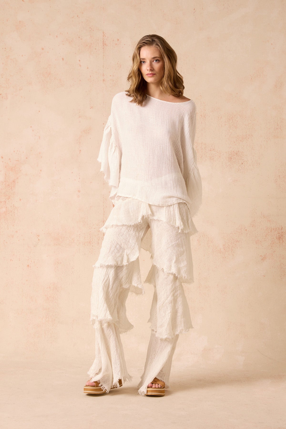 GIOIELLO PANT-RETE PANNA Pants Estilo Emporio