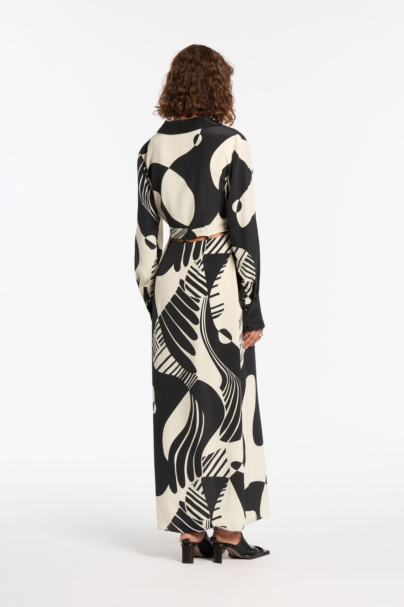 REALISME BUTTONED SHIRT DRESS-PAPIER Dress SIR.