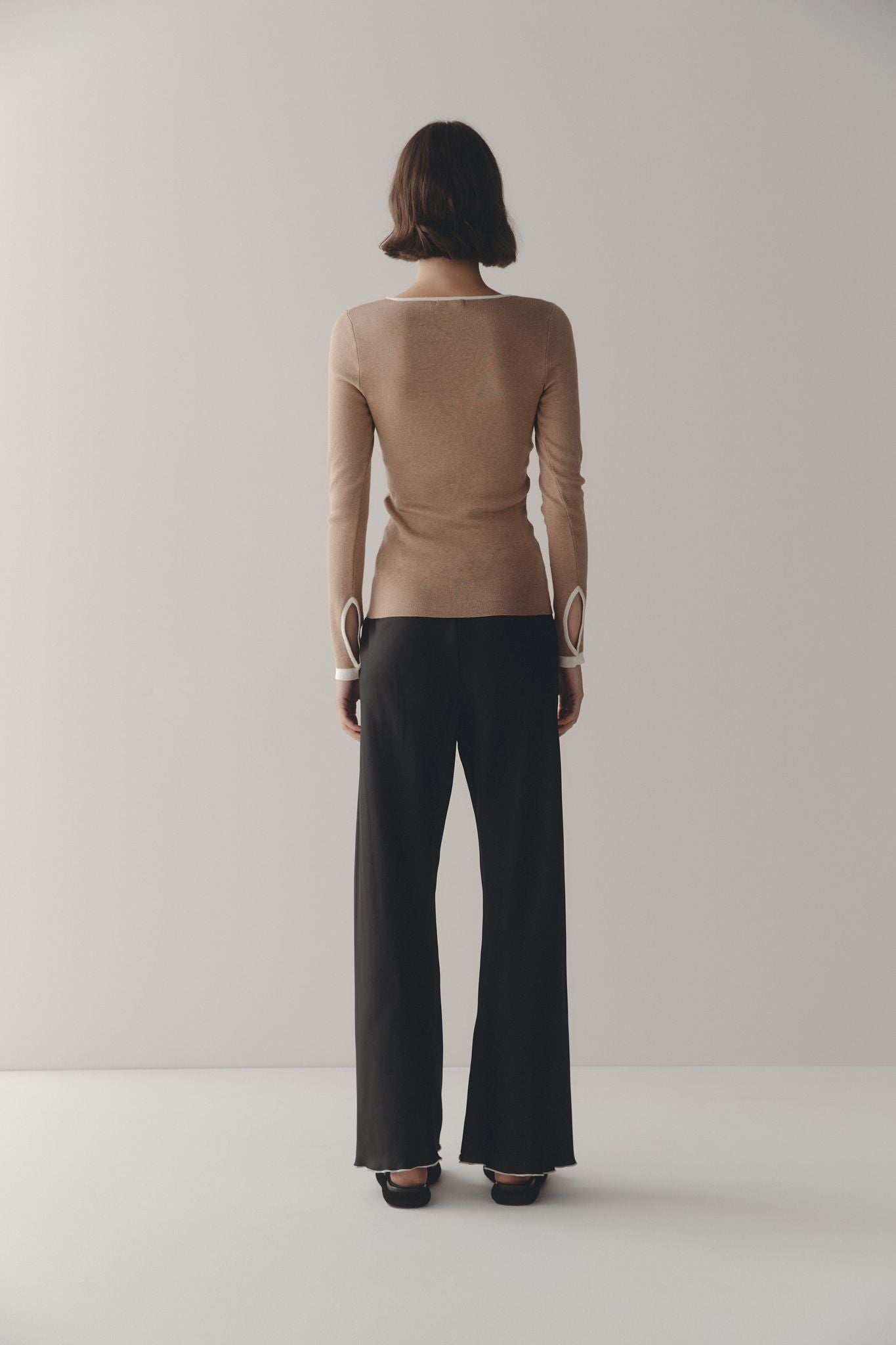 MISA TOP-CAMEL/IVORY. Tops MARLE