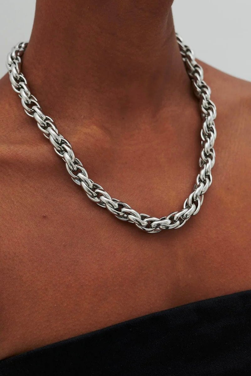 PARISIAN NECKLACE STACK-GUN Jewellery Anna Rossi Jewellery