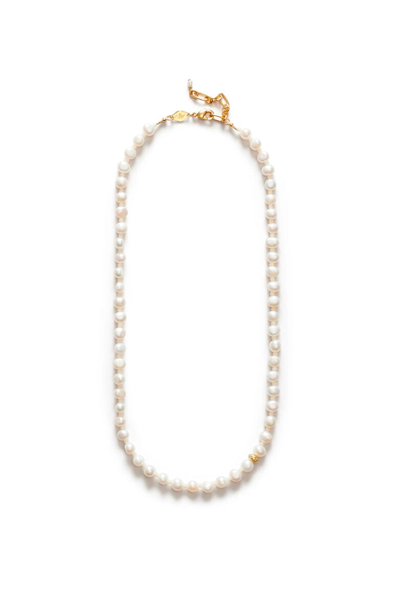 PETIT STELLAR PEARLY NECKLACE-GOLD Jewellery Anni Lu Uni Gold