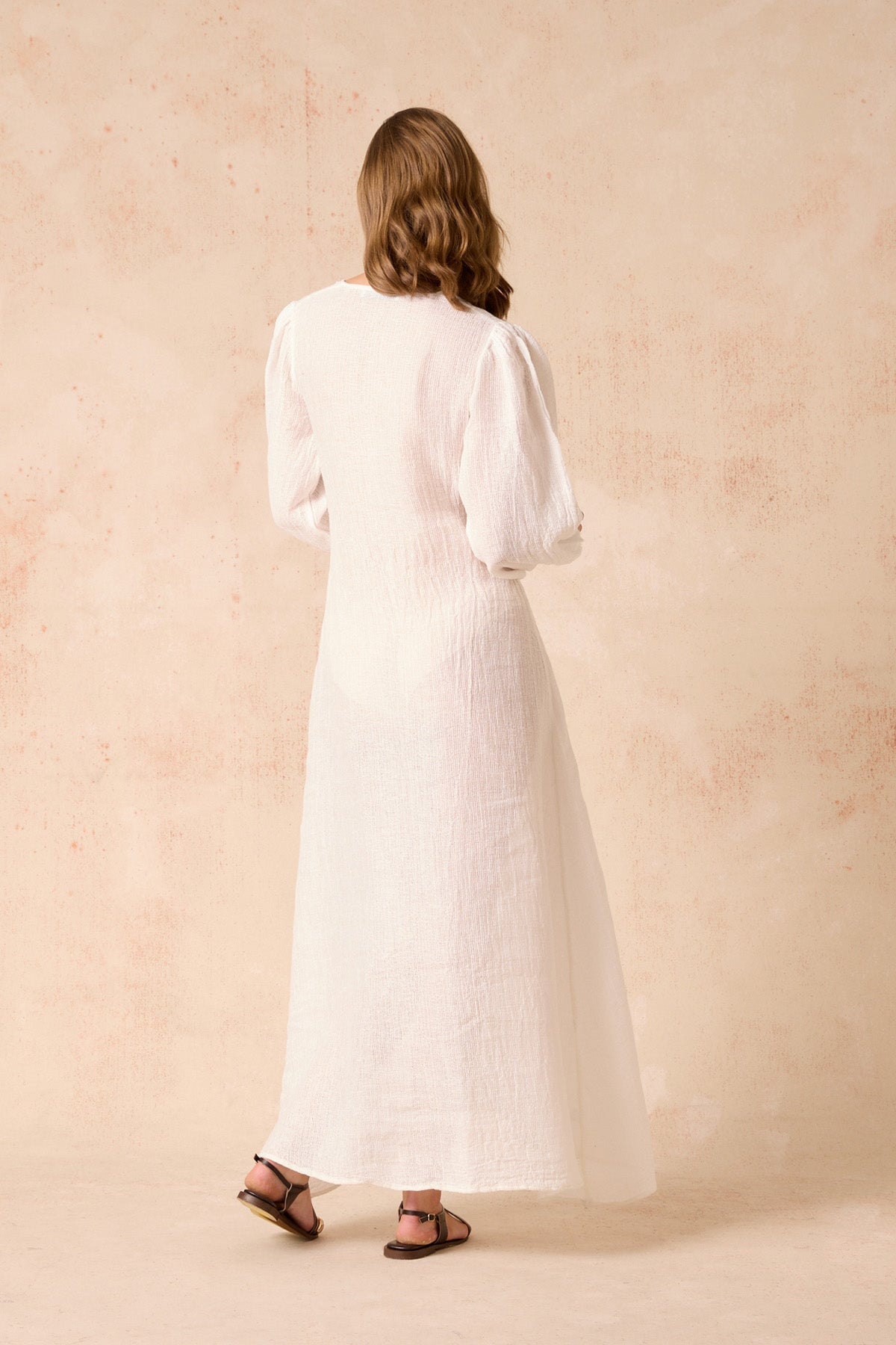 TI AMO MAXI DRESS-SAMBA PANNA Maxi Dress Estilo Emporio