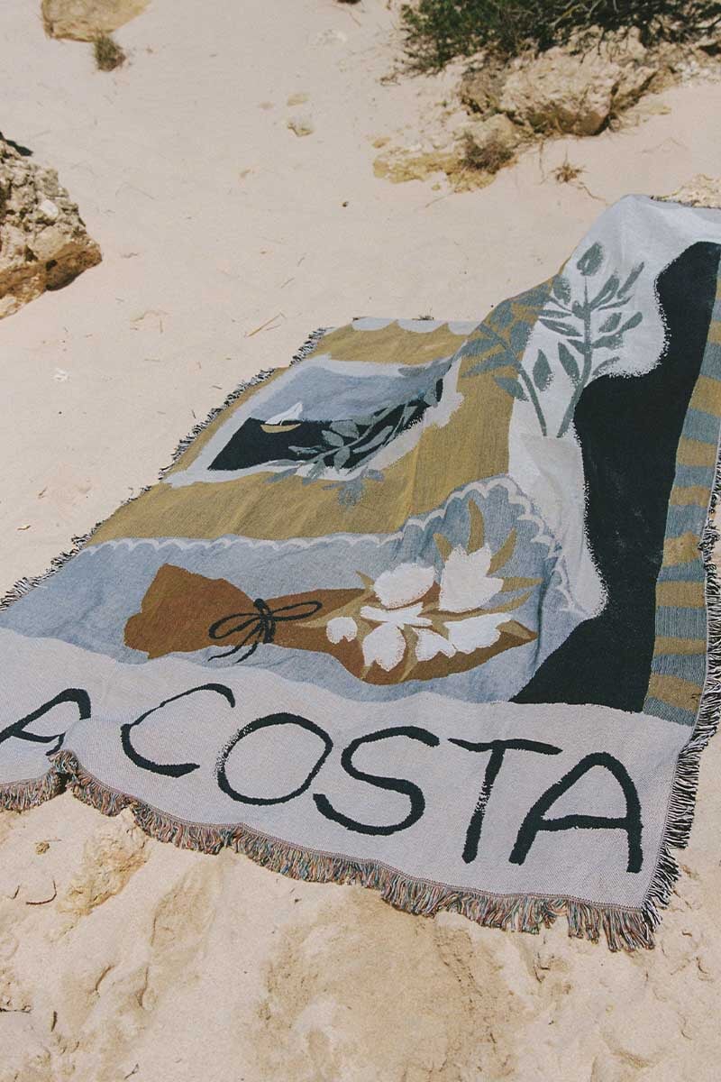 WOVEN BLANKET-LA COSTA Home Soleil Soleil UNI La Costa