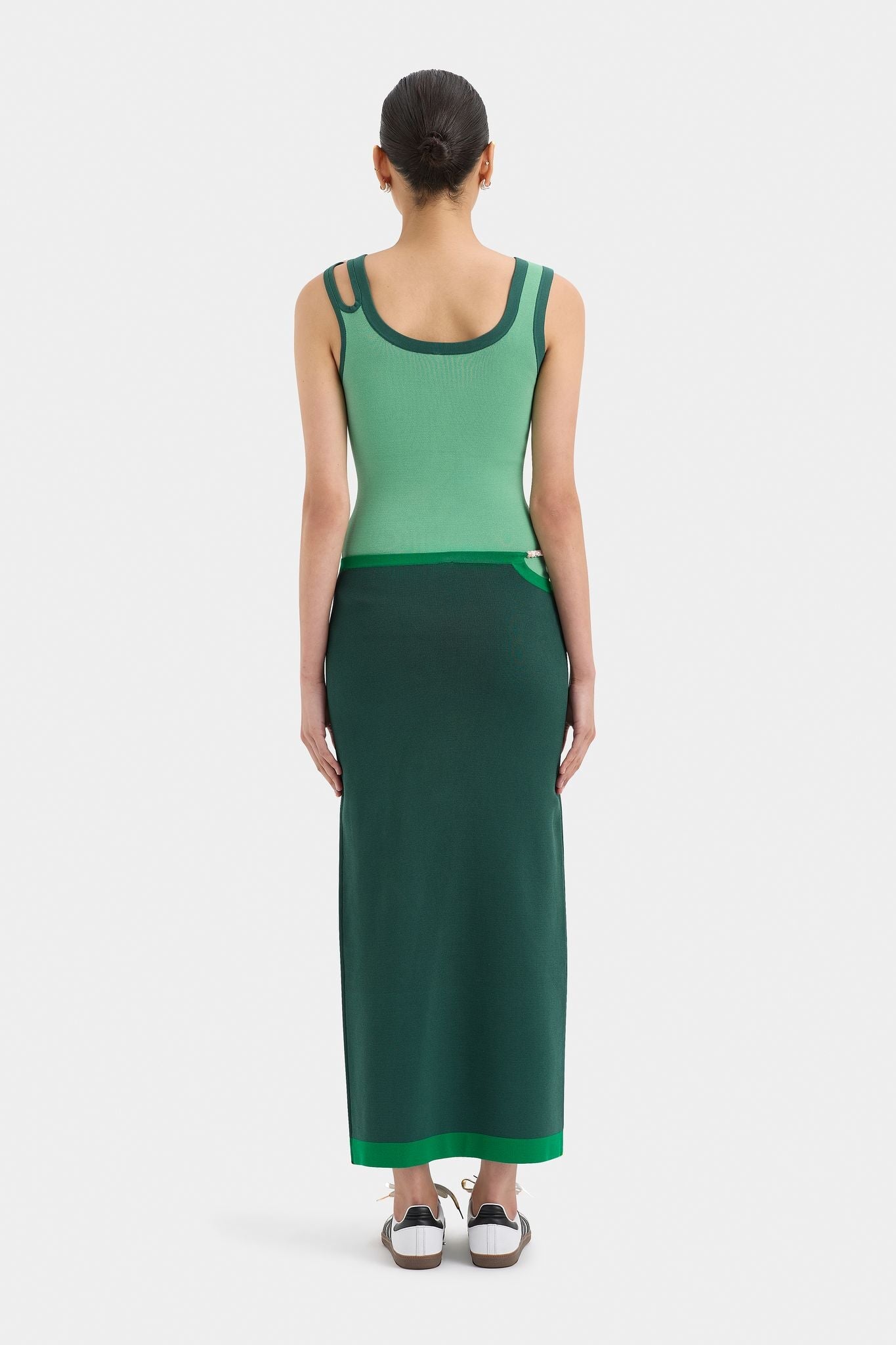 SALVADOR TANK-EMERALD Tops SIR.