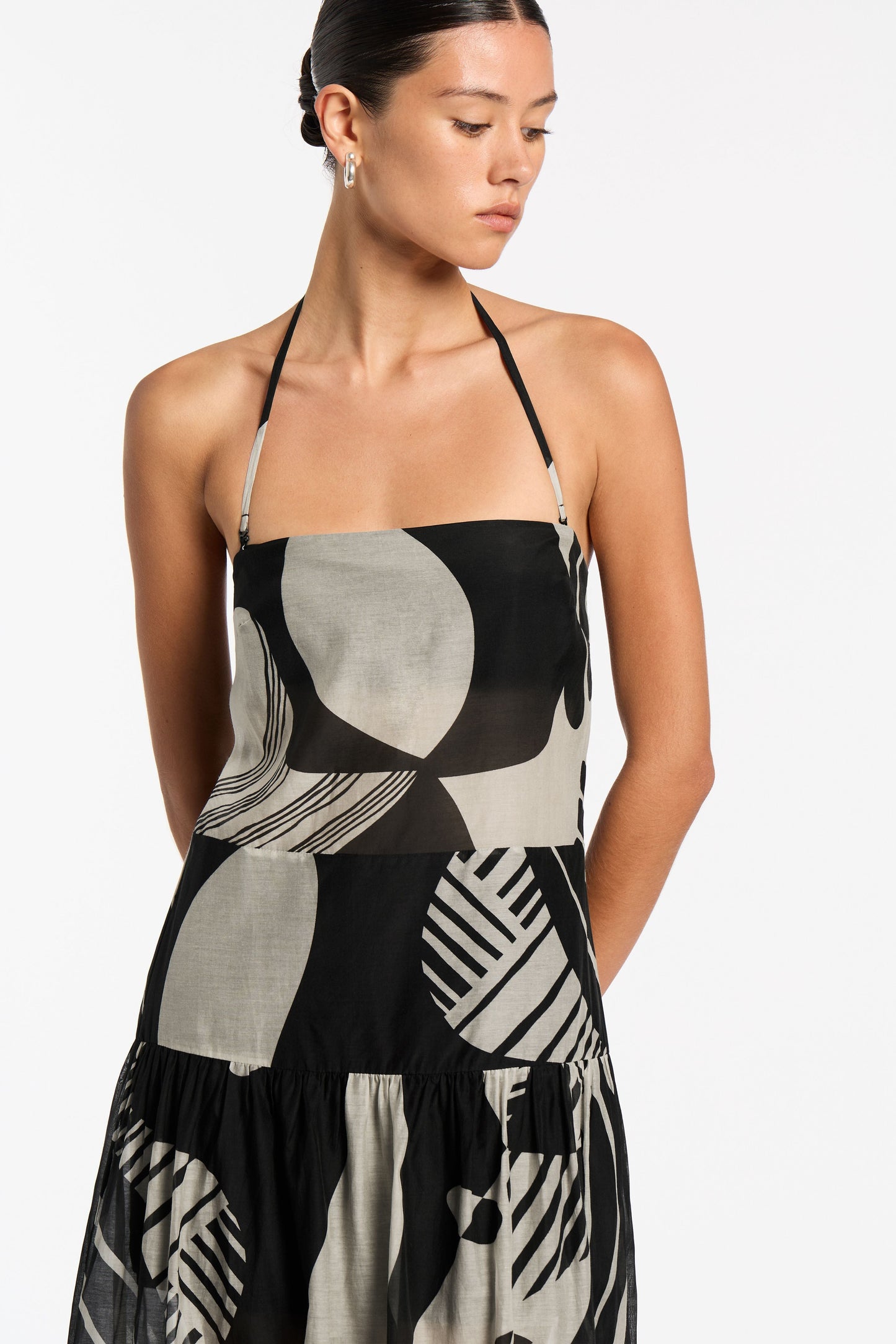 ASSEMBLAGE STRAPLESS MAXI DRESS-MATISSE PRINT Dress SIR.