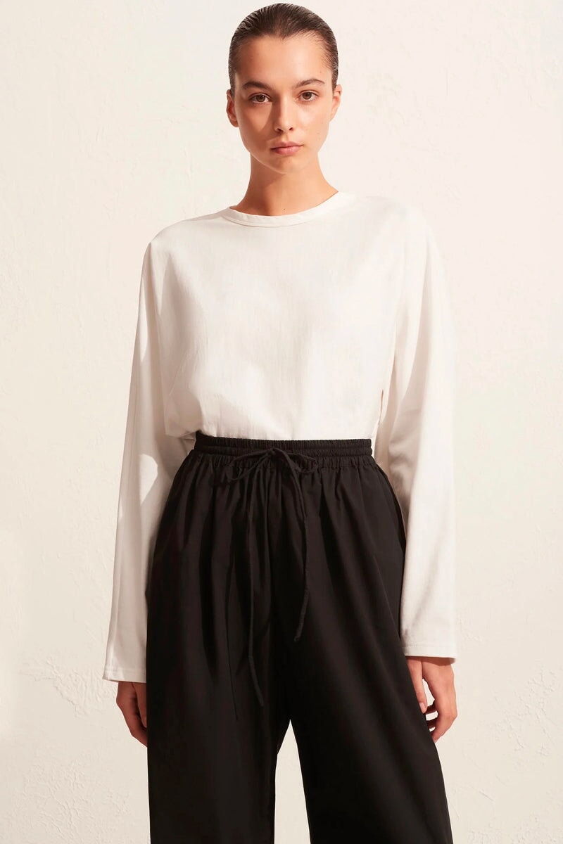 LONG SLEEVE MAGYAR TEE-CHALK Tops Matteau 1 Chalk