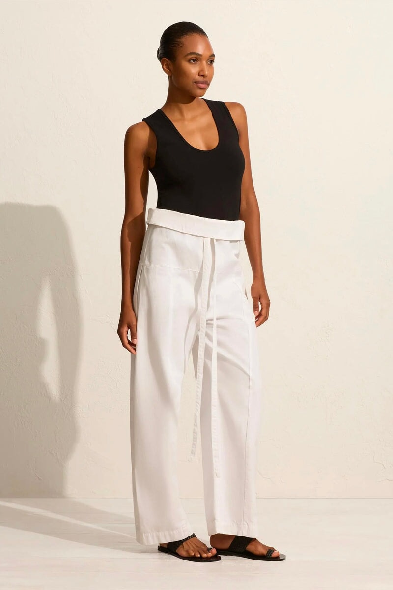DEEP U TANK-BLACK Tops Matteau