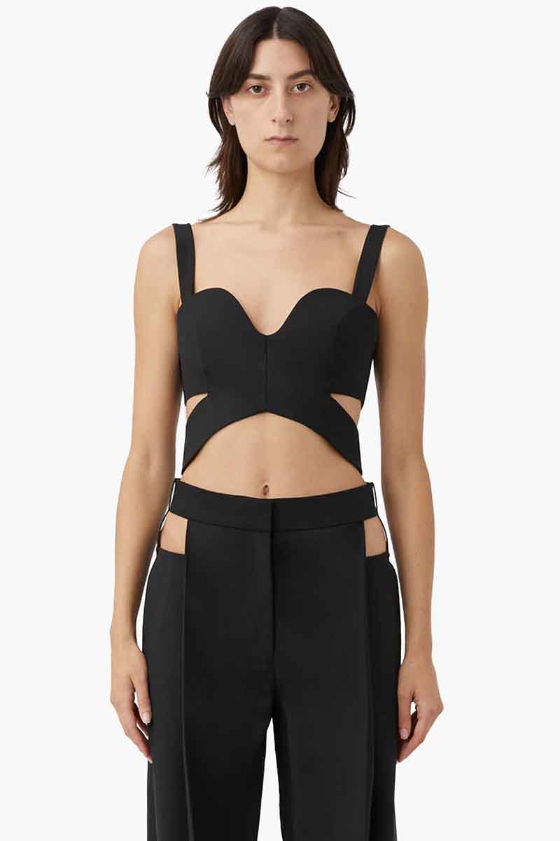 BELA BODICE TOP-BLACK Tops Camilla and Marc