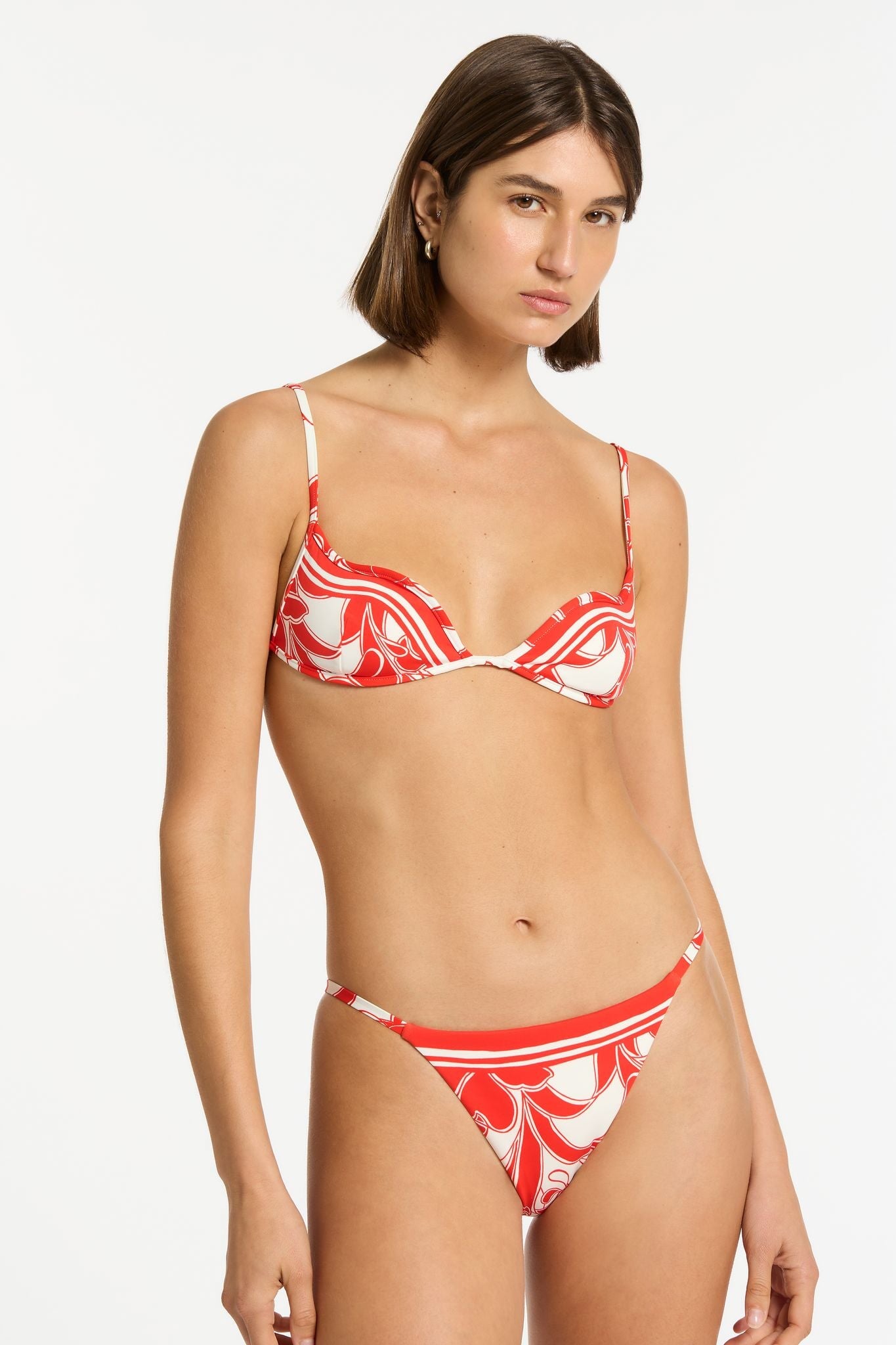 RENATA SHAPED BALCONETTE-MARIPOSA LILY Swim SIR.